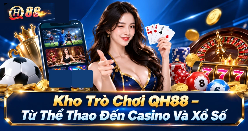 Kho Trò Chơi QH88 – Từ Thể Thao Đến Casino Và Xổ Số