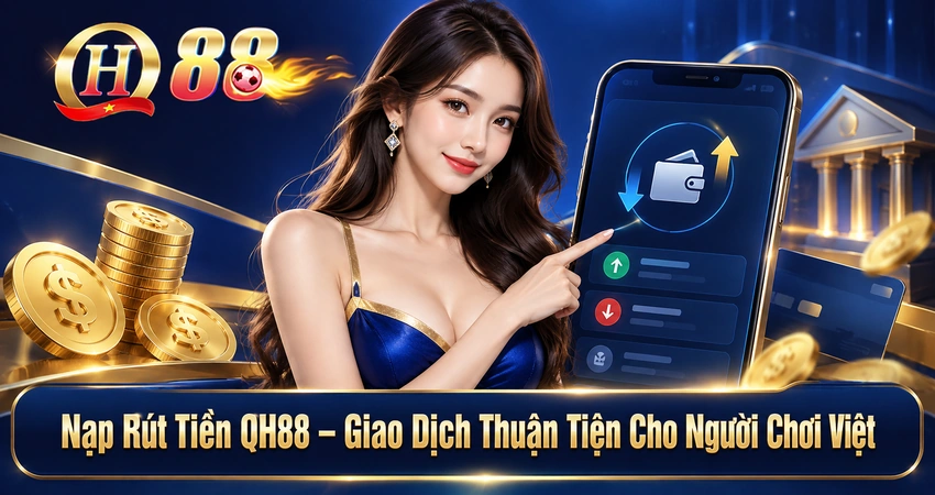 Nạp Rút Tiền QH88 – Giao Dịch Thuận Tiện Cho Người Chơi Việt